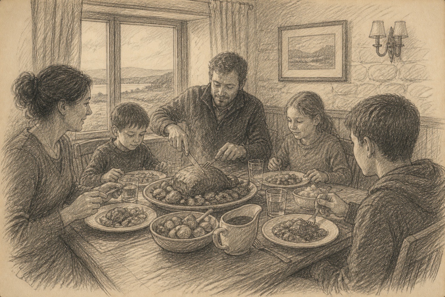 Sunday dinner — the meal that built our name.